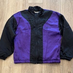 Adidas Black and Purple Jacket